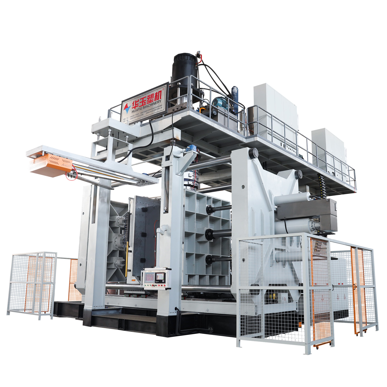 3000L五層大型水桶吹塑機(jī)，擁有超強(qiáng)機(jī)械強(qiáng)度